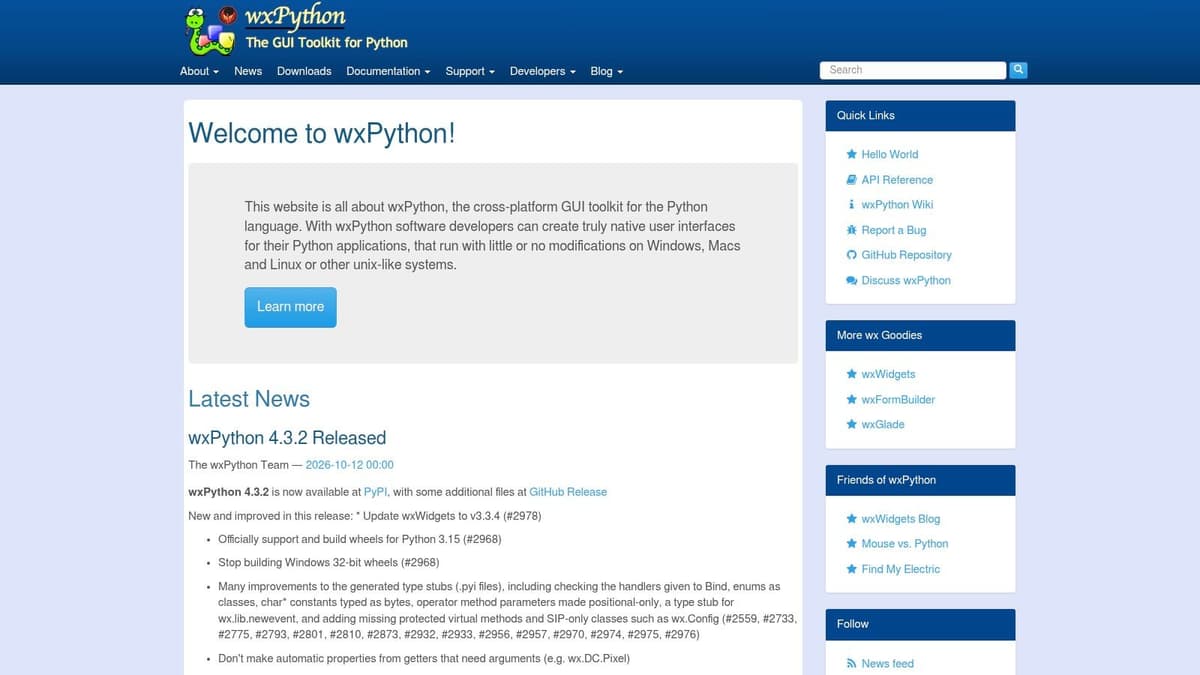 wxPython